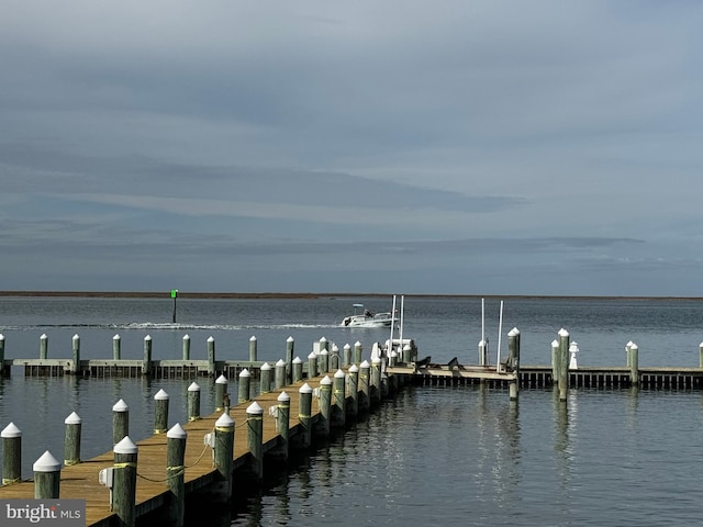 exterior space featuring a boat dock