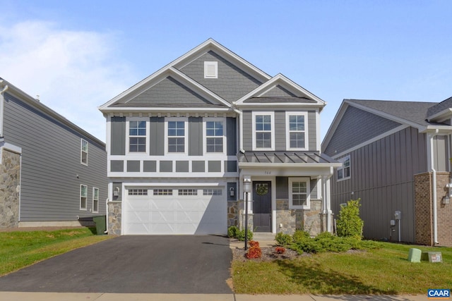 craftsman-style house featuring a garage