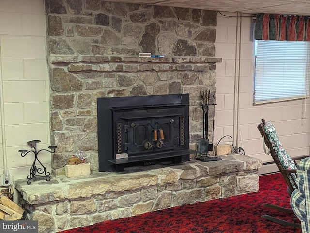 room details featuring carpet flooring