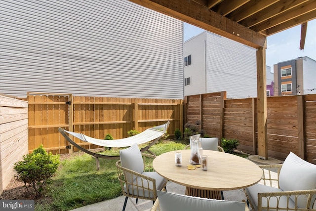 view of patio / terrace