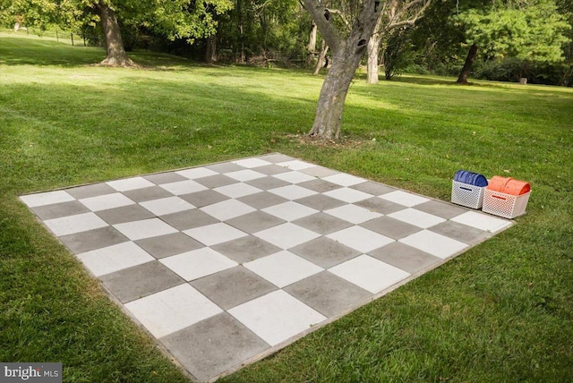 355 Orchard Dr, Mount Jackson, VA 22842 - view of green lawn with a patio area