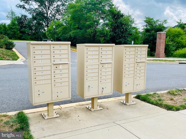 view of community with a mail area