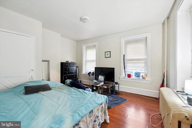 1612 N 54th St, Philadelphia, PA 19131 - bedroom with wood finished floors and baseboards