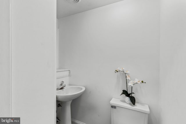 bathroom with toilet