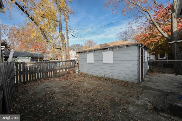 view of side of home