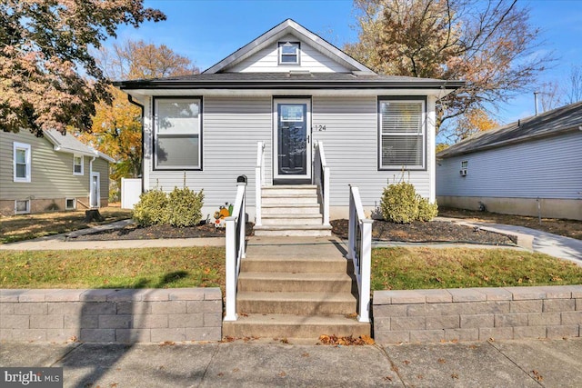 view of bungalow