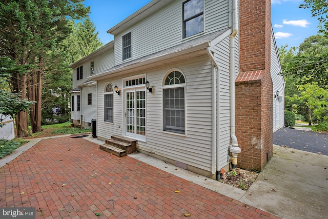 rear view of house with a patio area