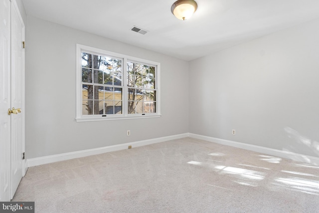 empty room with light carpet