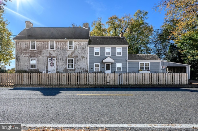 view of colonial-style house