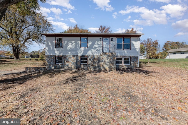 view of back of property