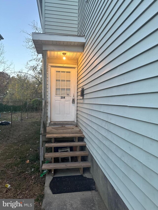 view of entrance to property