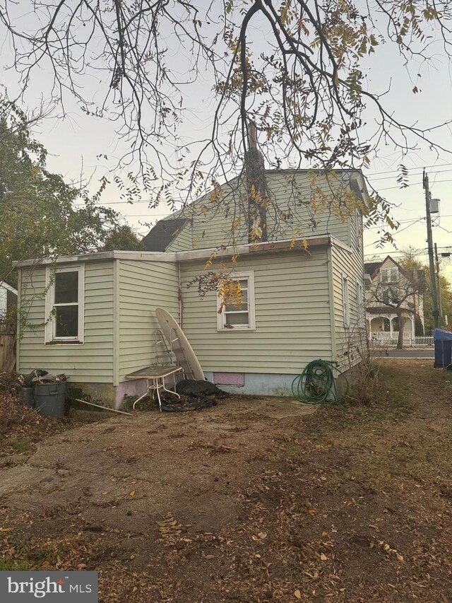 view of rear view of house