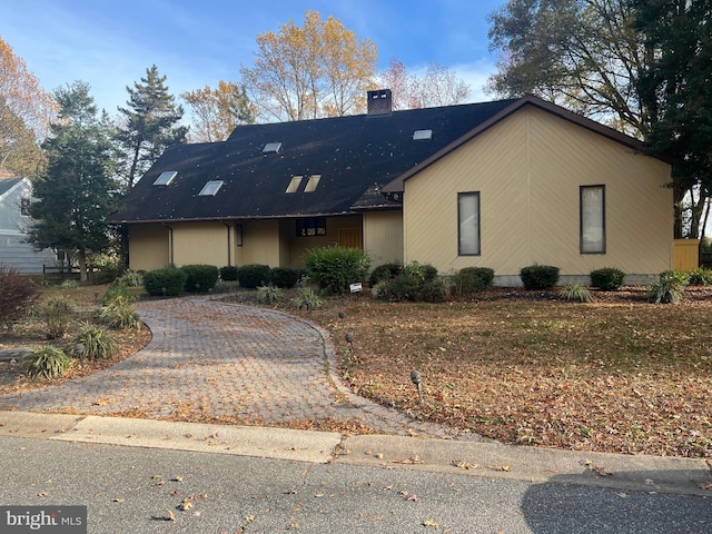 view of front of home