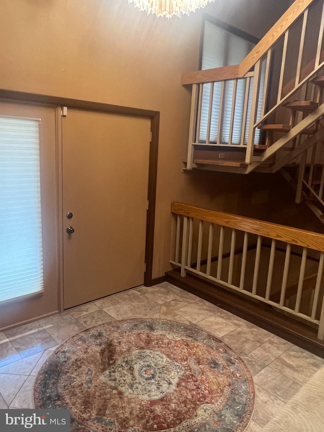 entrance foyer featuring a wealth of natural light