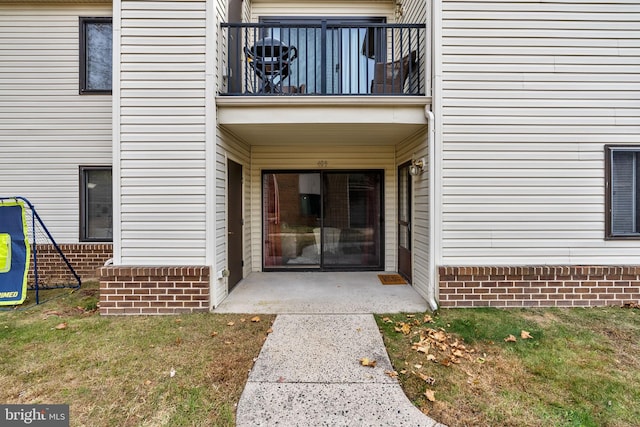 409 Downing Ct, Westampton, NJ 08060 - doorway to property featuring a balcony
