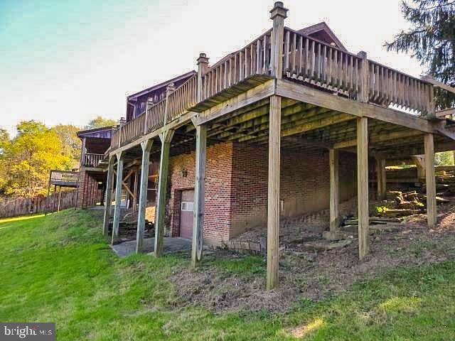 exterior space with a wooden deck