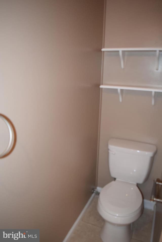 531 Washout Ln, Winchester, VA 22603 - bathroom with toilet, baseboards, and tile patterned floors