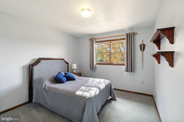 bedroom with carpet flooring