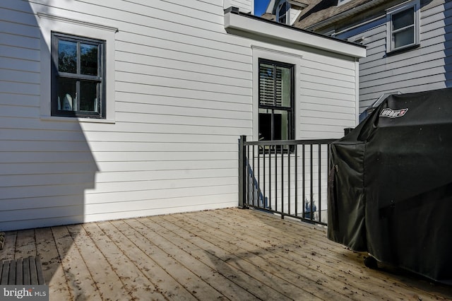 exterior space featuring area for grilling