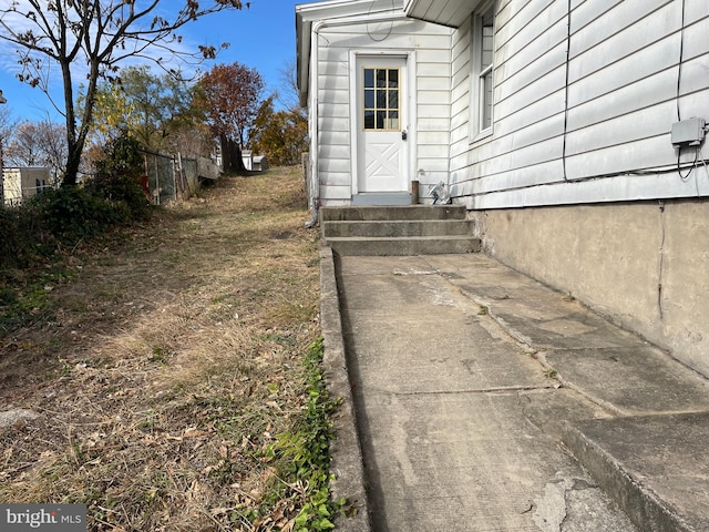 view of property entrance