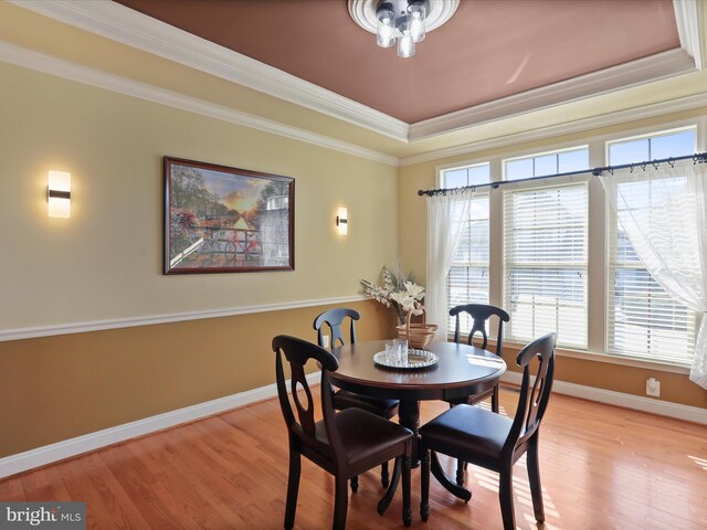 15 Laurel Hill Ct, Gettysburg, PA 17325 - dining space featuring plenty of natural light, baseboards, a tray ceiling, and ornamental molding