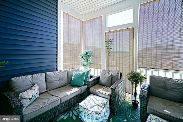 sunroom featuring plenty of natural light