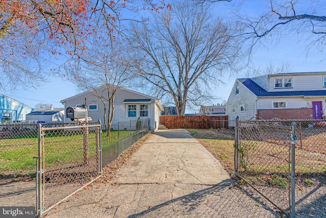 view of property exterior with a yard