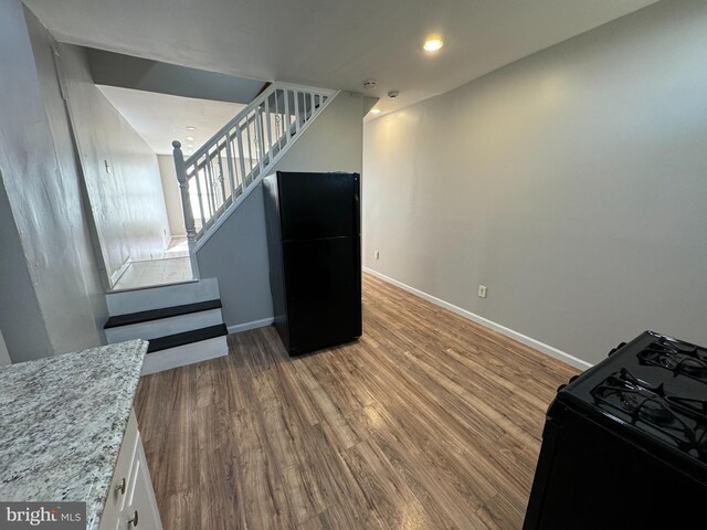 interior space featuring hardwood / wood-style floors