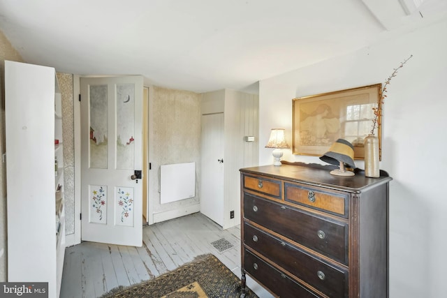 bathroom featuring hardwood / wood-style floors