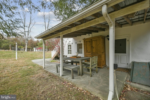 view of patio / terrace