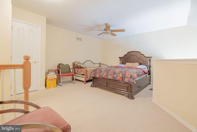 417 E Red Lion Dr, Bear, DE 19701 - carpeted bedroom featuring baseboards and a ceiling fan