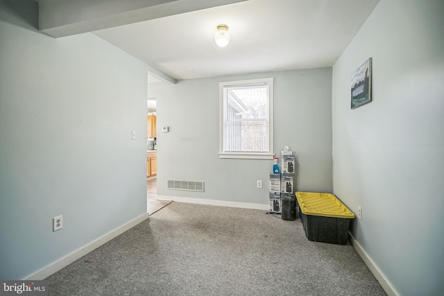 empty room with carpet floors