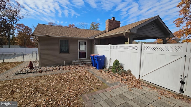 view of rear view of house