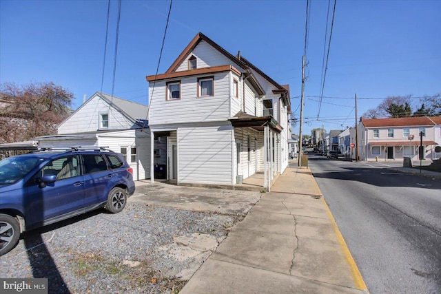 view of front of home