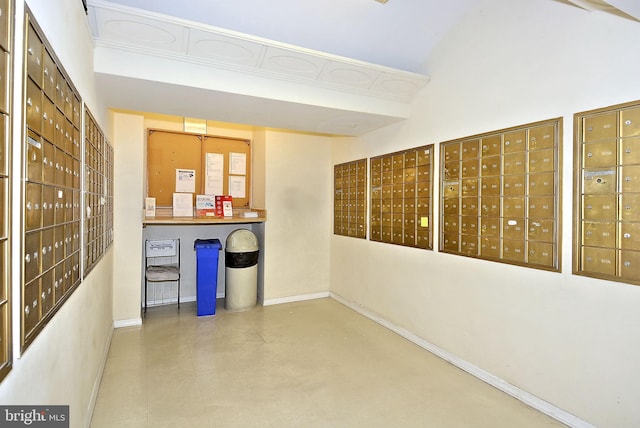 view of home's community featuring mail boxes