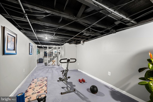 view of workout room