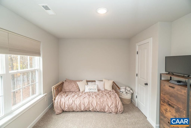 bedroom featuring carpet floors