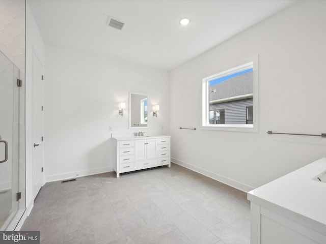 unfurnished bedroom featuring sink