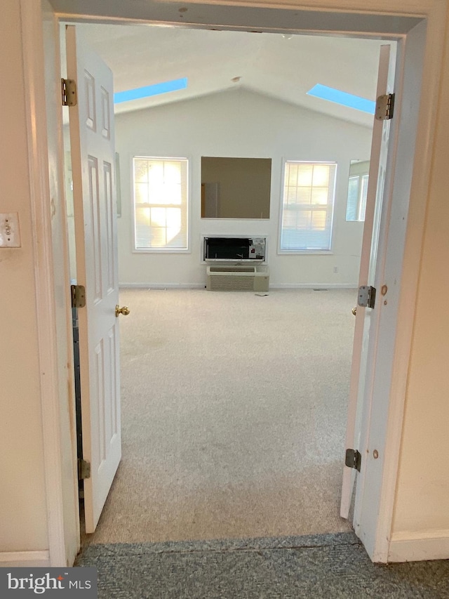 9 Cypress Pl, Indian Head, MD 20640 - corridor with carpet floors, lofted ceiling, and healthy amount of natural light