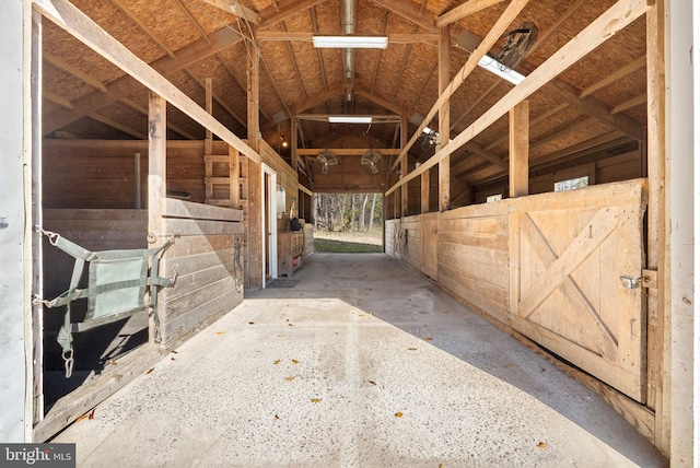 view of stable