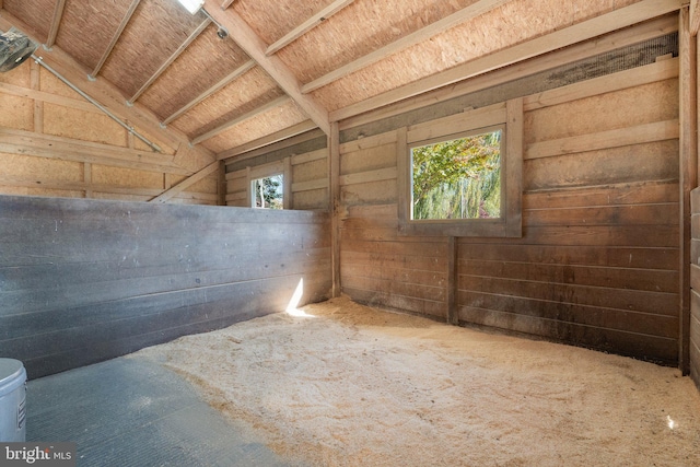 view of horse barn