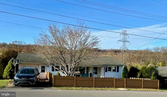 view of ranch-style home