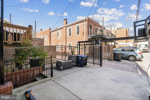 view of property exterior with central air condition unit