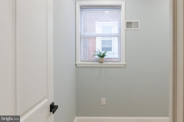 view of laundry room