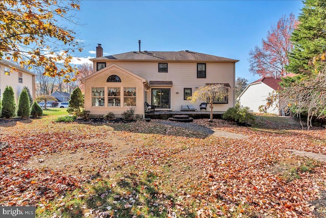 view of rear view of house