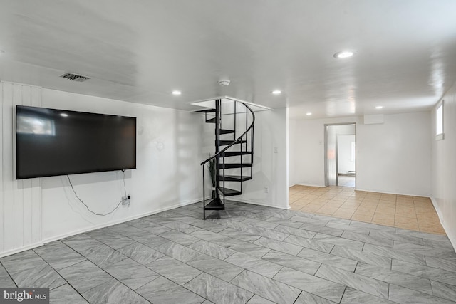 view of unfurnished living room