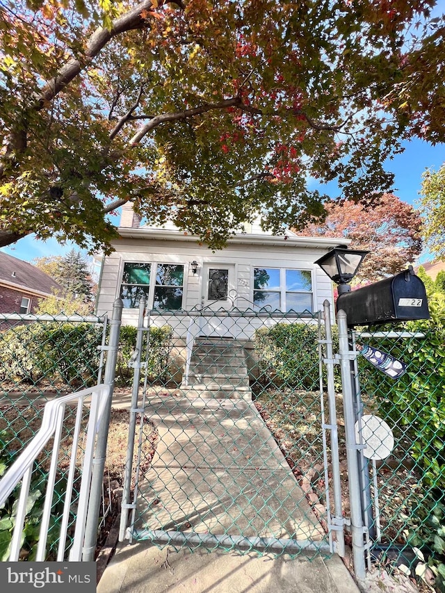 view of front of home