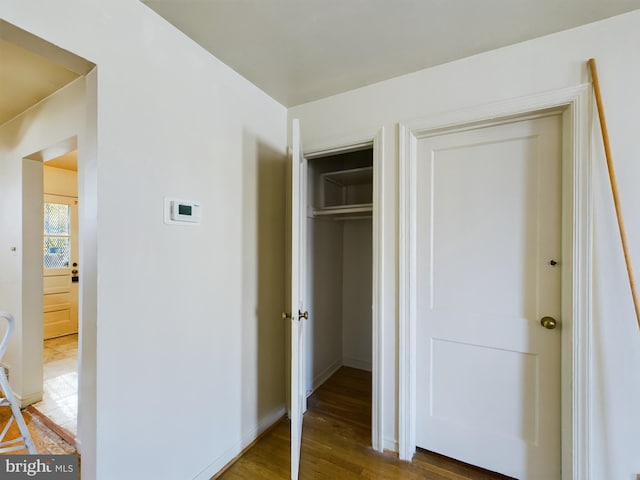 view of closet