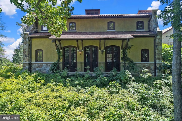 view of mediterranean / spanish house