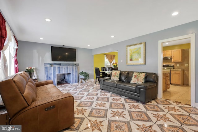 view of living room